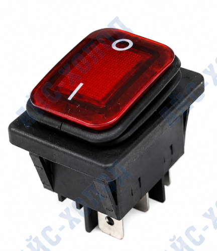 Кнопка с термозащитой 30А 250V 6конт. | АйсХолод фото 2